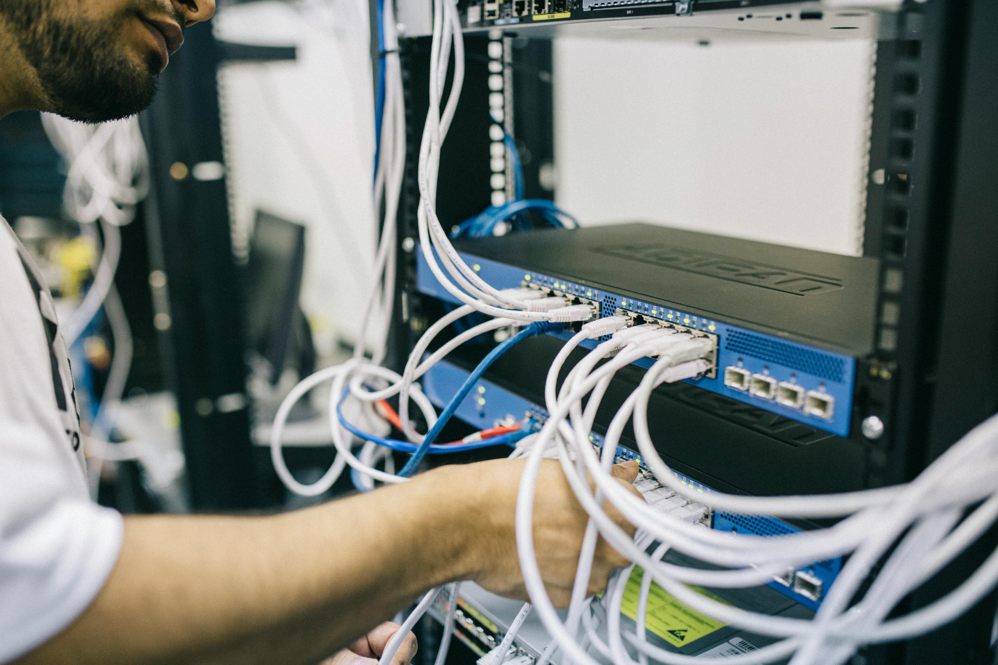 Network equipment and server connections being maintained