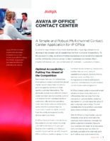 Avaya IP Office Contact Center